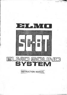 Elmo SC 8 T manual. Camera Instructions.